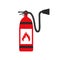 Fire extinguisher icon. Flat fire safety - for stock