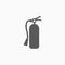 Fire extinguisher icon, safety, extinguisher, fire fighting