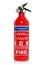 Fire extinguisher isolated on white with clipping path