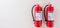 Fire extinguisher system on the wall background, powerful emergency equipment for industrial