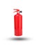 Fire extinguisher tank isolated white background