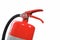 Fire extinguisher white background. with clipping path