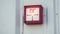 Fire fighting symbol. Clip. Fire hydrant, sign. Extinguisher symbol. Red grunge fire hydrant sign over white