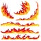 Fire Flame Emblem Set