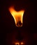 fire flame fuel lamp stock photograph