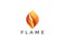 Fire Flame Logo design vector. Abstract Logotype