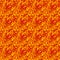 Fire flame seamless pattern