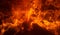 Fire flame texture. Abstract burning blaze flames for banner background.