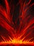 Fire flames burning abstract background of realistic red hot sparks. generative AI