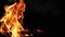 Fire Flames Igniting And Burning - Slow Motion Transparent background. PNG + Alpha. Slow motion High Quality FX Fire element fire