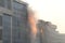 Fire in high rise building