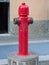 Fire hydrant or fireplug connection for firefighters in public