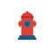 Fire Hydrant icon. Simple flat element from fire safety collection. Creative fire hydrant icon for templates, software and apps