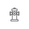 Fire hydrant line icon