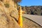 Fire Hydrant by a Paved Fire Road in Runyon Canyon Park