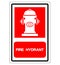 Fire Hydrant Symbol Sign, Vector Illustration, Isolate On White Background Label. EPS10