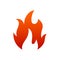 Fire icon. Flame sign - vector