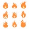 Fire icons