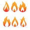 Fire icons