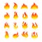 Fire Icons Set