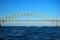 The Fire Island Inlet Bridge,over the Great South Bay