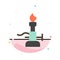 Fire, Lab, Light, Science, Torch Abstract Flat Color Icon Template