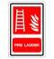 Fire Ladder Symbol Sign, Vector Illustration, Isolate On White Background Label. EPS10