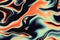 Fire Liquid Iridescent Background. Iridescent chrome wavy gradient abstract background, holographic fire texture, liquid