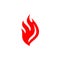 Fire logo design, simple flame logo, vector icons.
