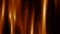 Fire looking abstract curtain loop