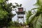 Fire observation tower built at the top of Mont Azore Fond Azore, Praslin, Seychelles.