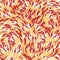 Fire paint brush strokes seamless pattern