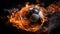 Fire and Passion: Soccerball in Motion