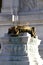 Fire pillar in the Monument of Victor Emmanuel II