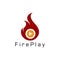 Fire play logo design