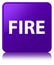 Fire purple square button