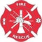 Fire and Rescue Logo Vector Illustration