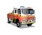 Fire rescue truck vector