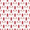 Fire safety seamless pattern. Vector fire hydrant and axes background