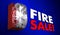Fire Sale Big Savings Event Clearance Alarm