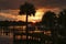 Fire in the Sky, Tarpon Springs, Florida Sunset