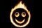 Fire smiley