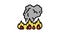 fire smoke color icon animation