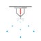 Fire sprinkler icon