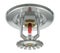 Fire sprinkler with vakuum sealed glass tube