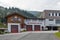 Fire station in Alpine village Haus. Styria, Austria.