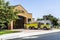 Fire station of San Luis Obispo with emergency car