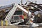 Fire Station, truck destroyed by tornado.