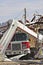 Fire Station, truck destroyed by tornado.