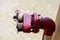 Fire Suppression Industrial Pump and Valve for fire water support overhead view